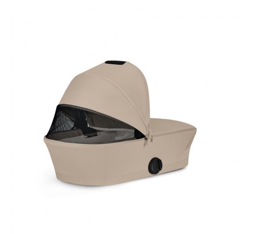 Noul Cybex Melio Carbon 2026 Almond Beige 3 in 1 cu Scoica Cloud G